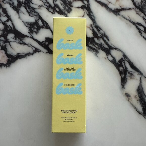 NWT Bask Broad Spectrum SPF 30 Lotion. - Picture 2 of 6